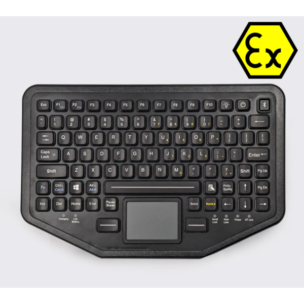 Armadex BT-Key-02 - ATEX Intrinsically Safe Keyboard 